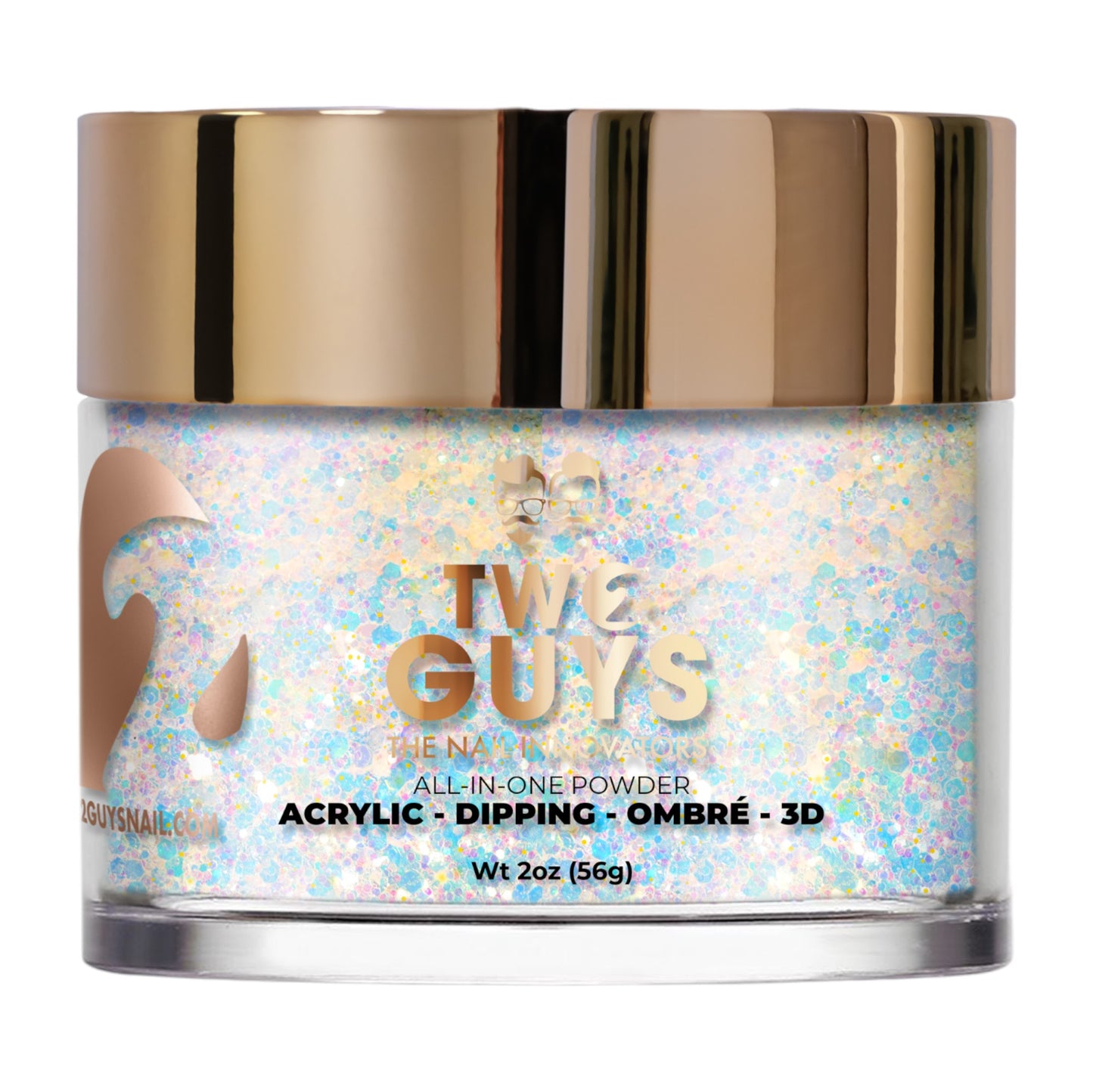 Two Guys acrylic powder, dip powder 2oz A104 The Best Time For The New Beginnings Is Now