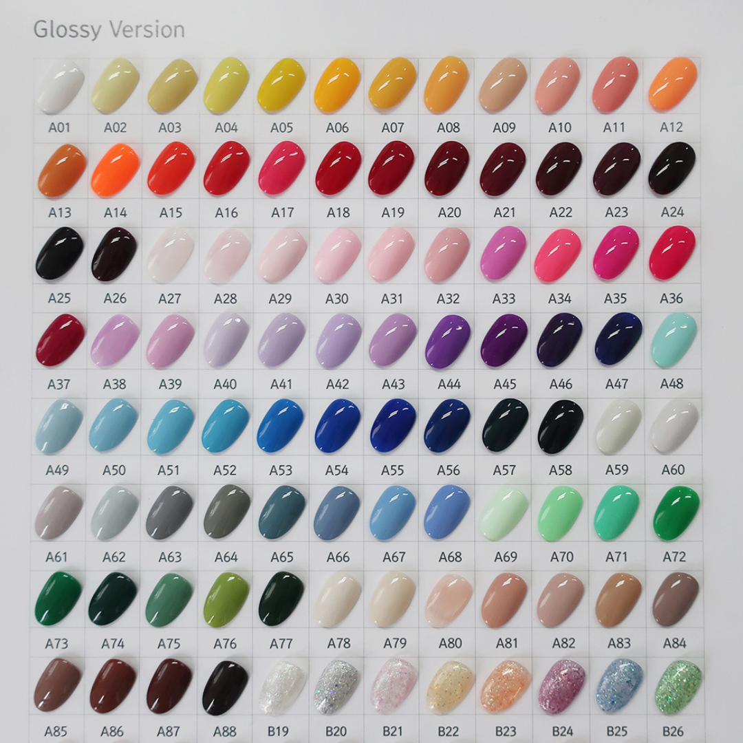 nail shapes chart