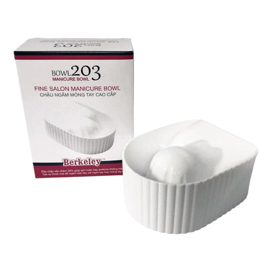 Berkeley High Quality Deep-Basin Manicure Bowl - White #MB203WH