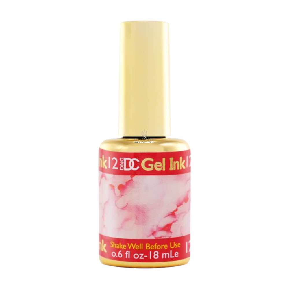 DND DC Marble Ink #12 Burgundy - Classique Nails Beauty Supply