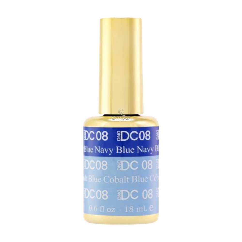 nails orleans, DND DC Mood Change Nail Polish 8 - Blue Navy Blue Cobalt