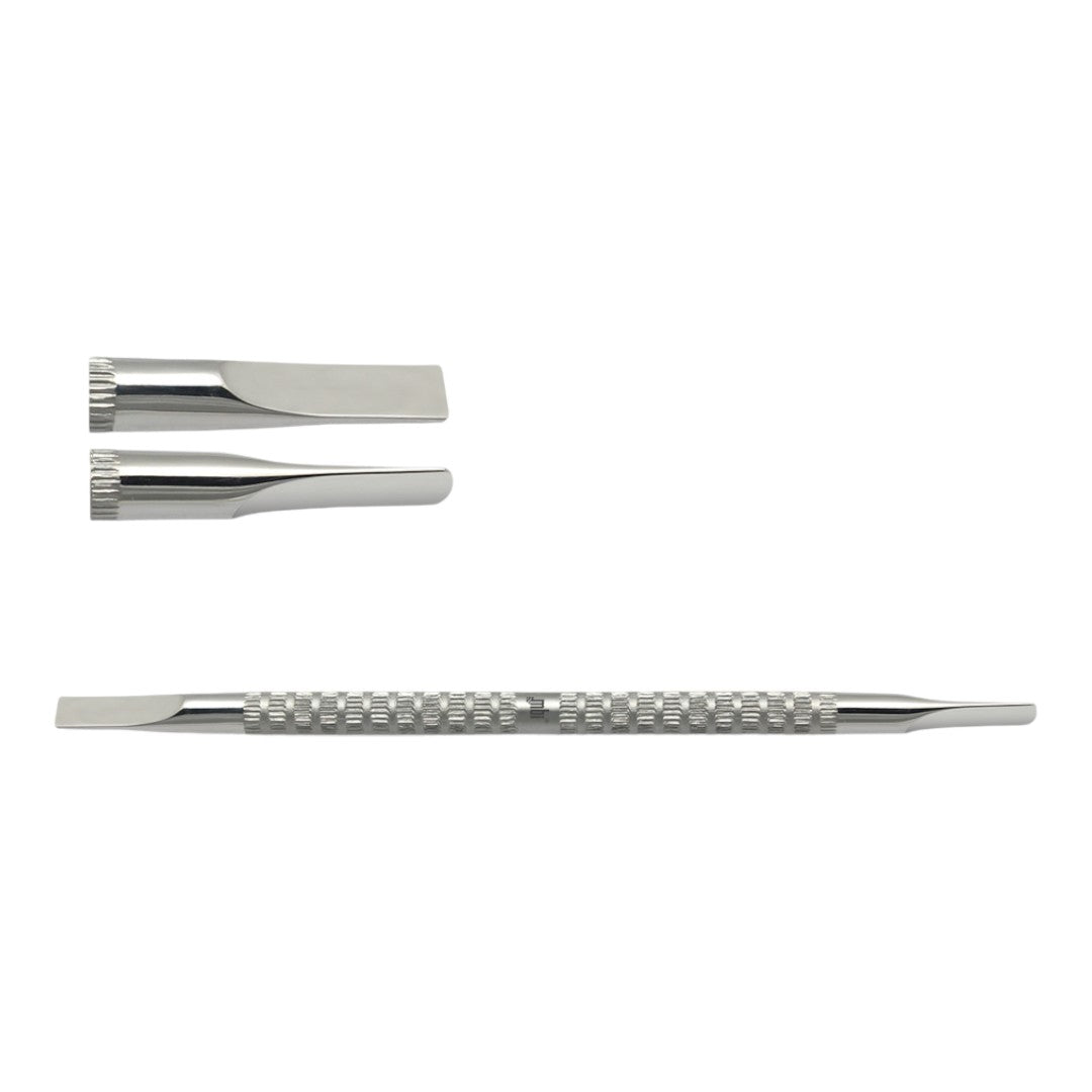 MBI-308 Flat Cuticle Pusher Double-Sided - Classique Nails Beauty Supply