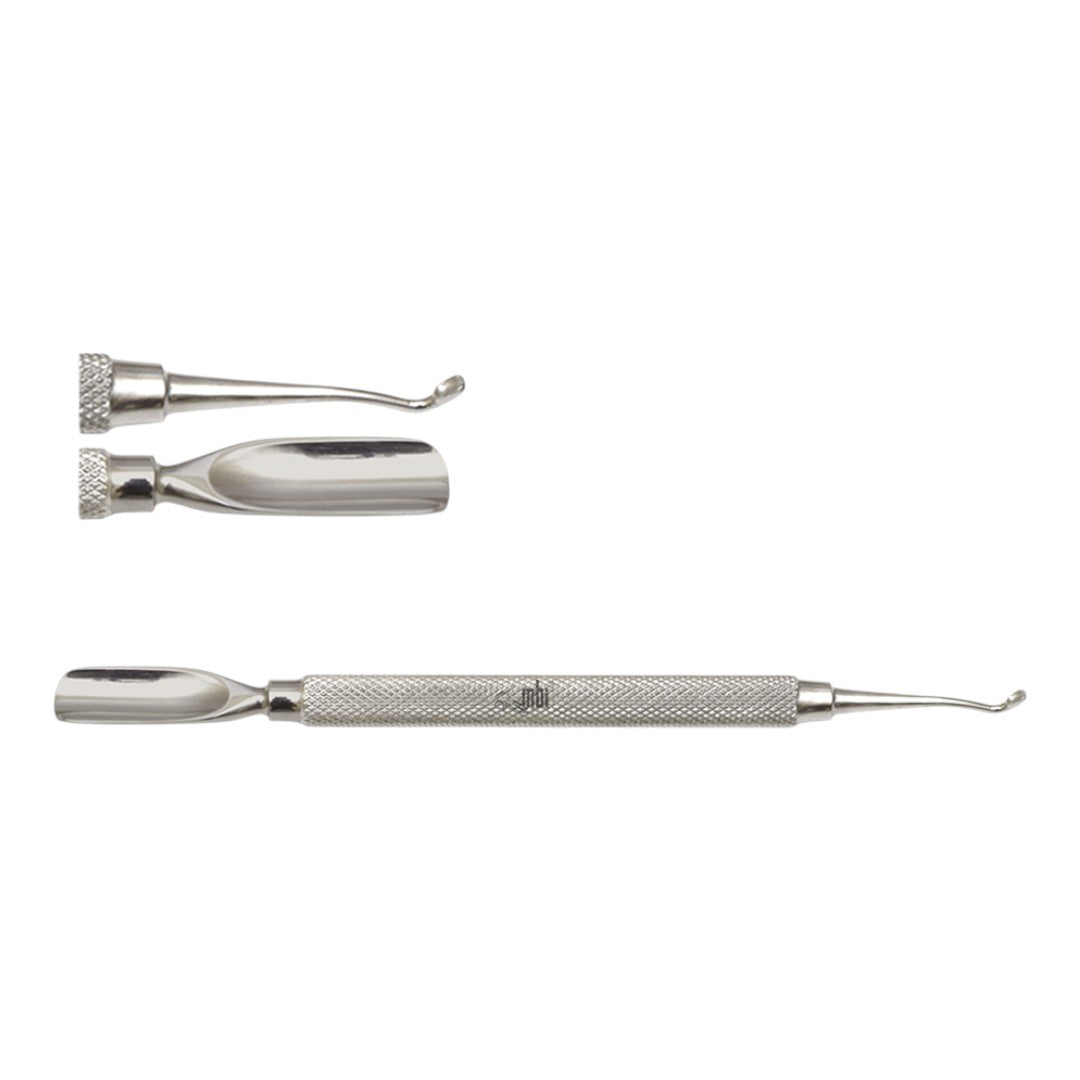 MBI-330 Cuticle Pusher w/ Scoop - Classique Nails Beauty Supply