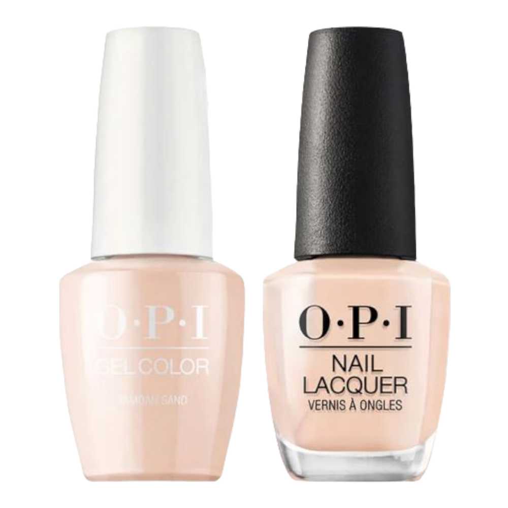 opi gel polish & matching opi nail lacquer P61 Samoan Sand 