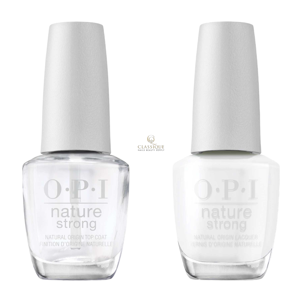 OPI Nature Strong Top & Colour Combo - #NAT001 Strong As Shell - Classique Nails Beauty Supply