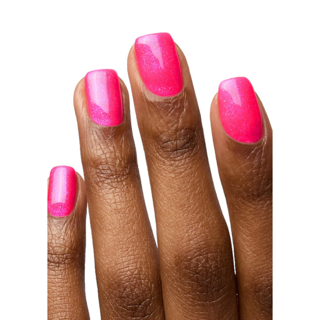 The GelBottle Hot, Shimmery Neon Pink Vegan, non-toxic Gel Nail Polish, the gel bottle, the gel bottle canada, the gel bottle inc, vegan nail polish, vegan nail polish canada​