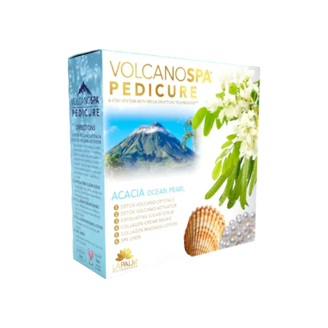 La Palm Volcano Spa Pedicure 6 Step Honey Pearl (Case of 36)