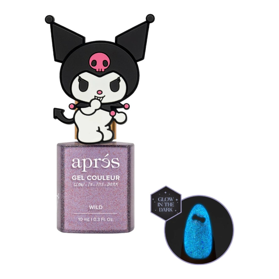 Apres Kitty Flash Gel Couleur - Kuromi's Wild With Cap Accessory #5FGK01LPWC