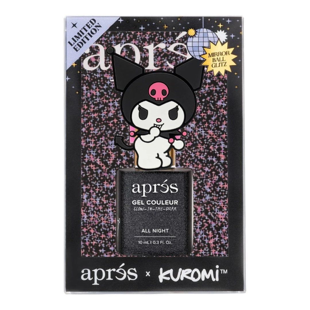 Apres Kitty Flash Gel Couleur - Kuromi's All Night With Cap Accessory #5FGK05BLKWC