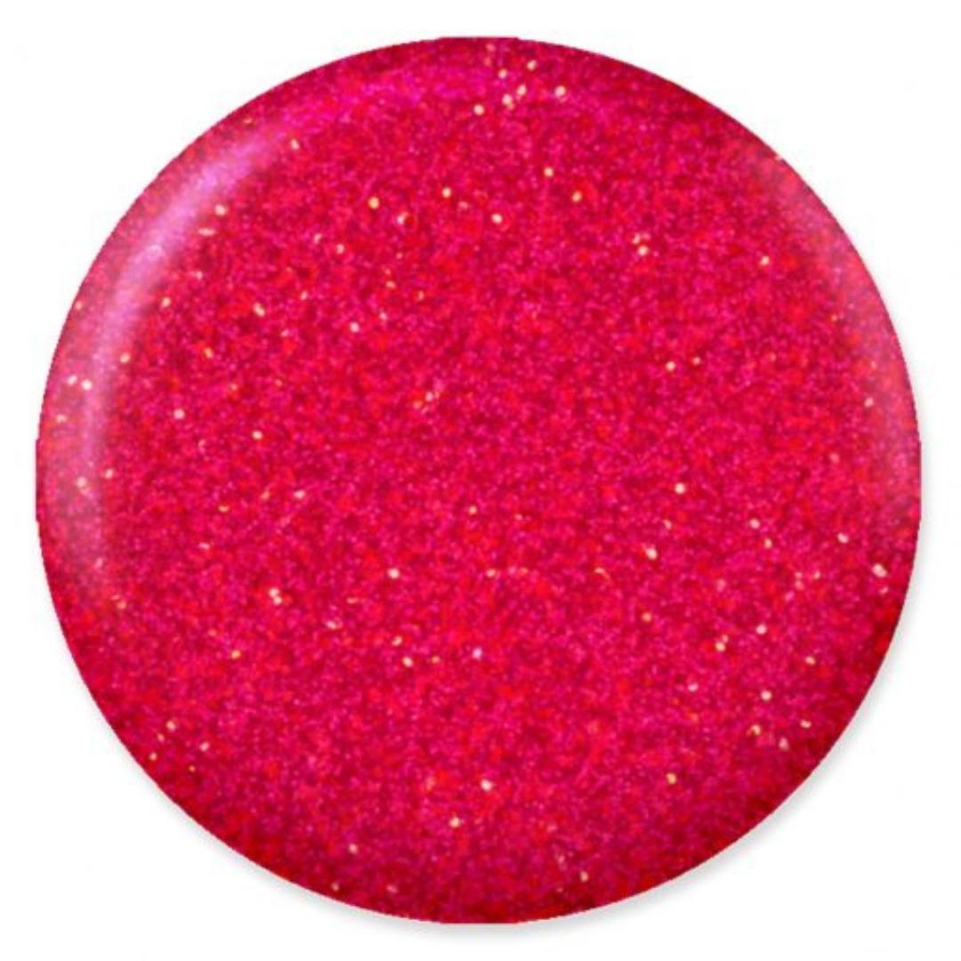 DND DC Mermaid 222 Cerise - Sparkling Glitter Gel Polish