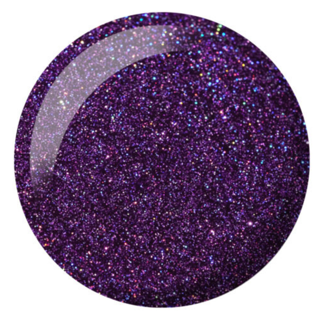 DND DC Mermaid 251 Dark Purple - Sparkling Glitter Gel Polish