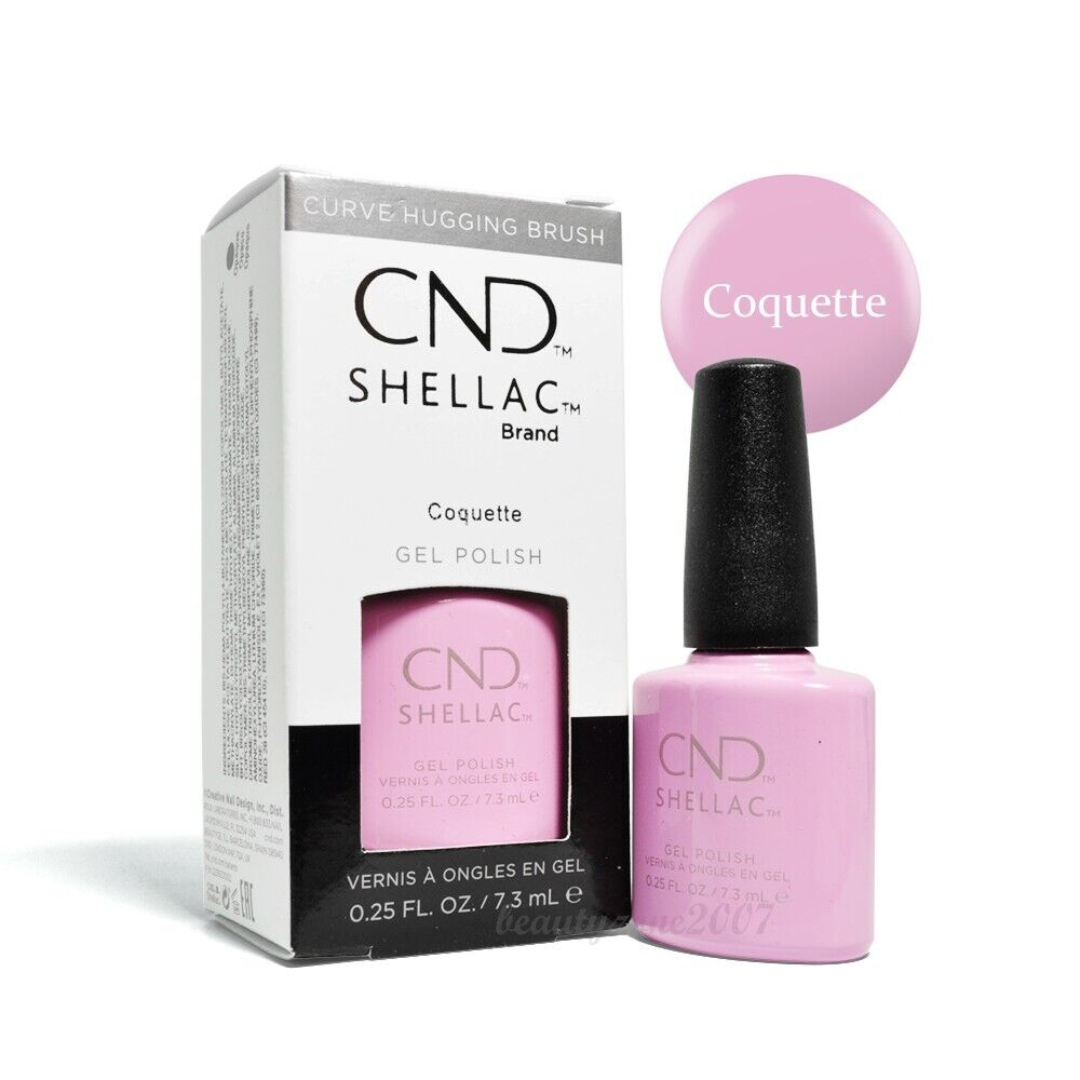 CND Shellac Gel Nail Polish 0.25oz - Coquette Classique Nails Beauty Supply Inc.
