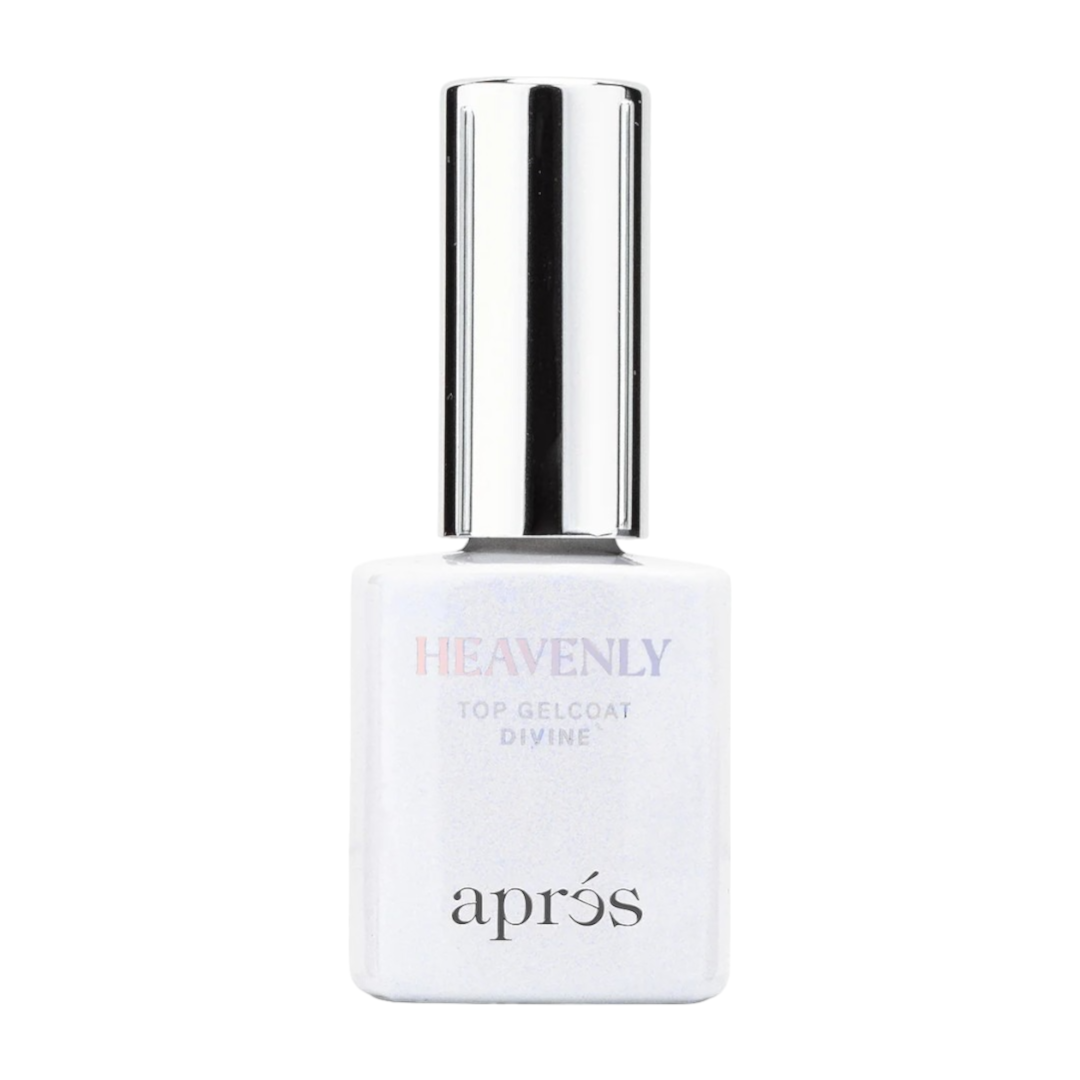 Apres Heavenly Top Coat Gel Polish - Divine Blue Chrome