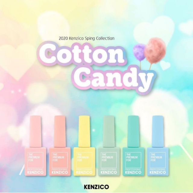 Kenzico Korean Gel Polish, Cotton Candy Colour Gel Polish MP-202