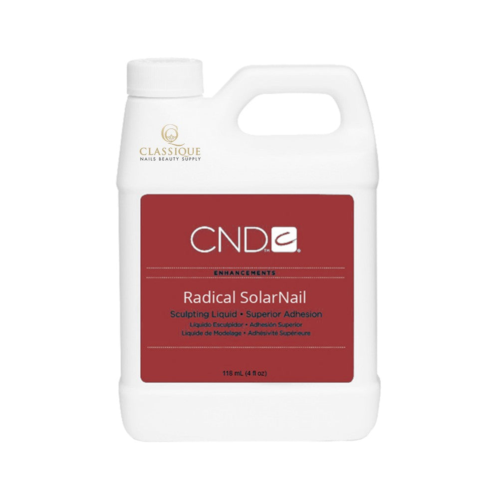 essential liquids, CND Radical SolarNail Monomer 4oz - Nail Liquid for Acrylic Nails