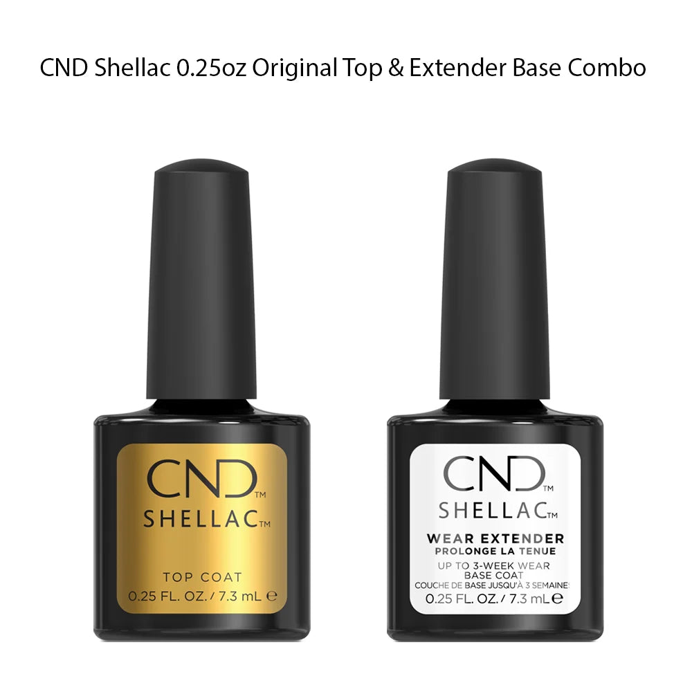 CND Shellac 0.25oz - Gel Polish Top & Base Combo