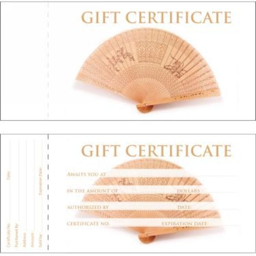 Nail Salon Gift Certificate, Manicure Gift Cards GC103