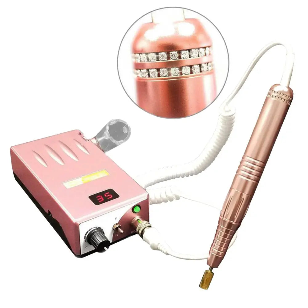 electric nail buffer, best nail drill machine medicool pro power 35k