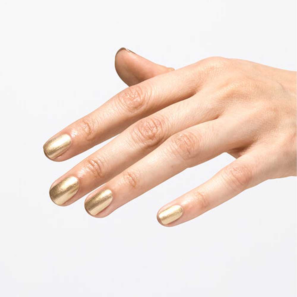 Metallic gold nail polish on sale opi