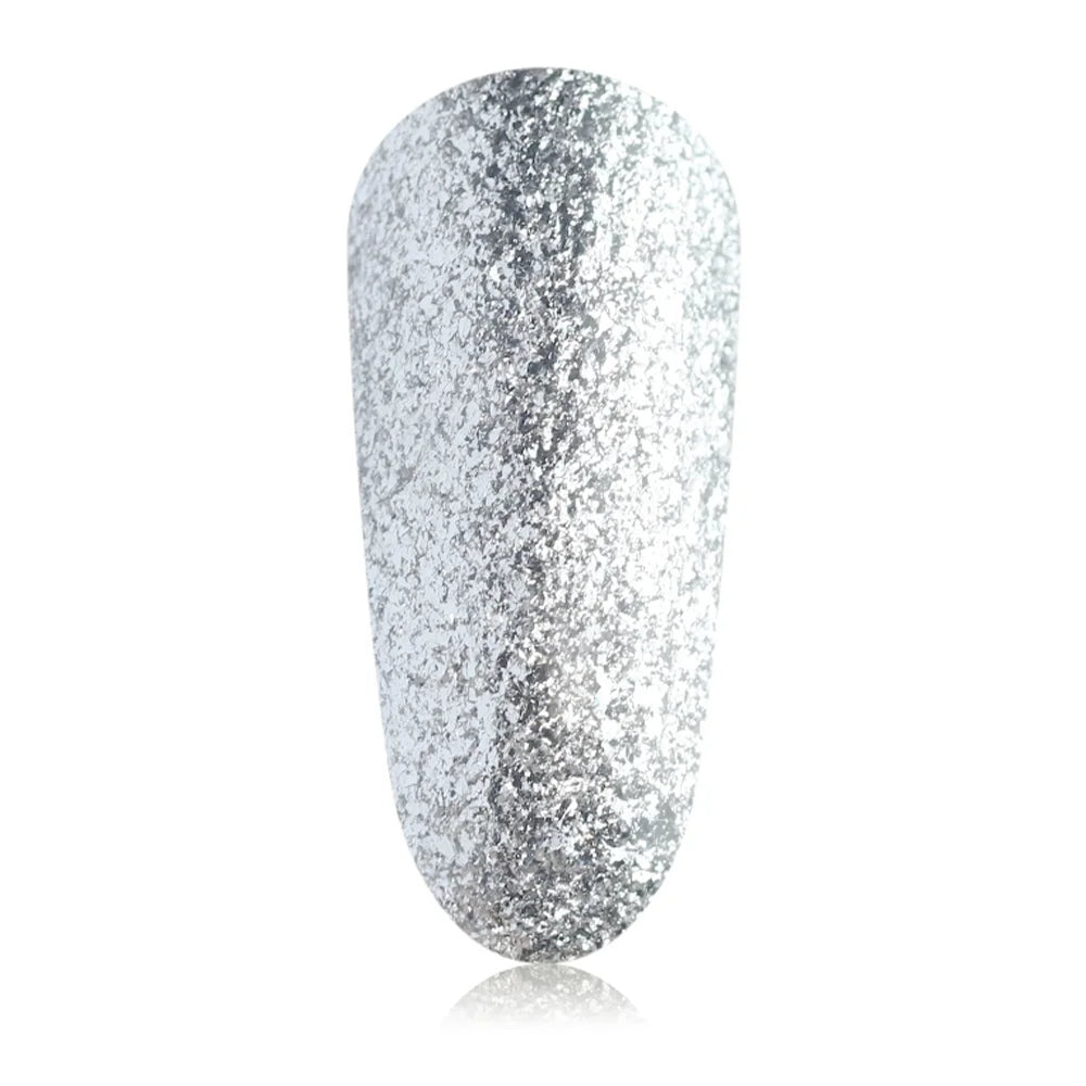 The Gel Bottle - Bling | Reflective Silver Sparkle Gel Nail Polish, learn how to remove gel nails quickly