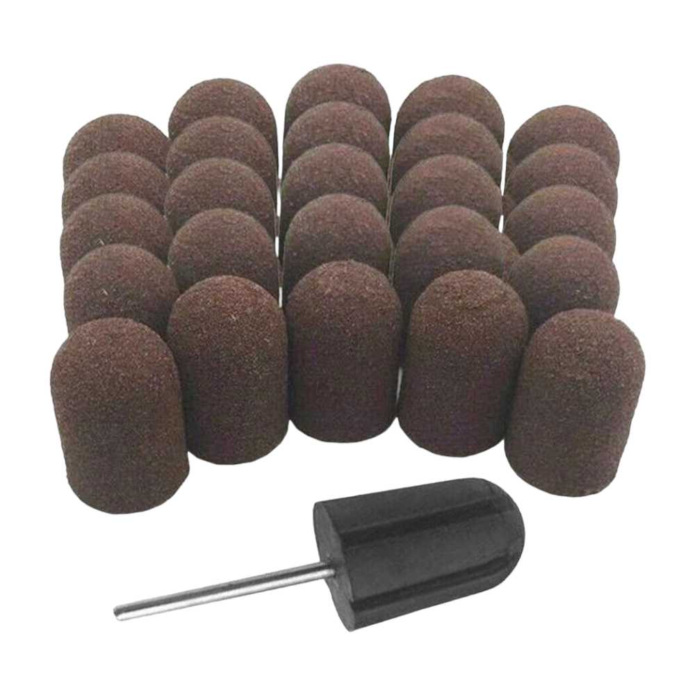 Berkeley Large Sanding Caps D16xL25MM (25pcs + 1 Rubber Mandrel)