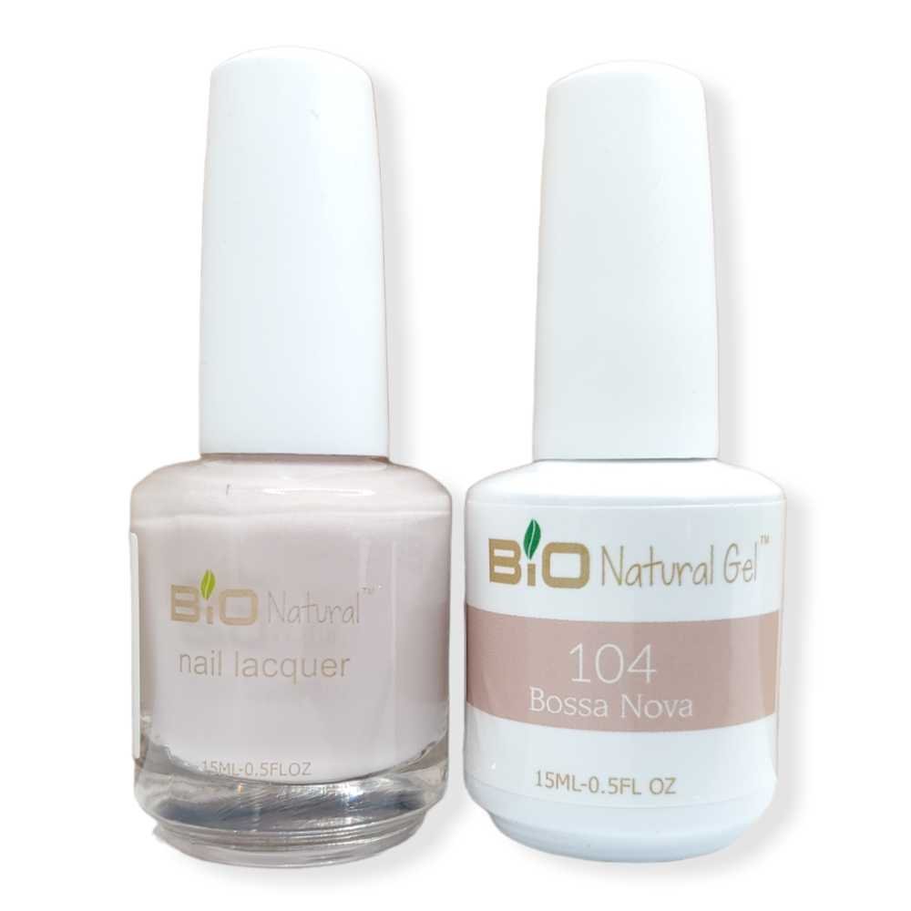 Bio Natural Gel Polish, Non-toxic Nail Lacquer, 104 Trendy Color Gel (Nude)