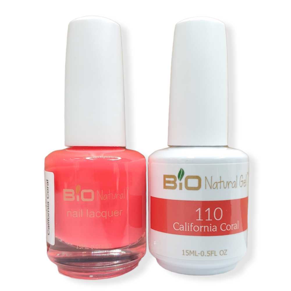 Bio Natural Gel Polish, Non-toxic Nail Lacquer, 110 Gel Nail Color Orange