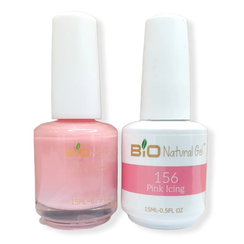 Bio Natural Gel Polish, Non-toxic Nail Lacquer, 156 Pink Icing