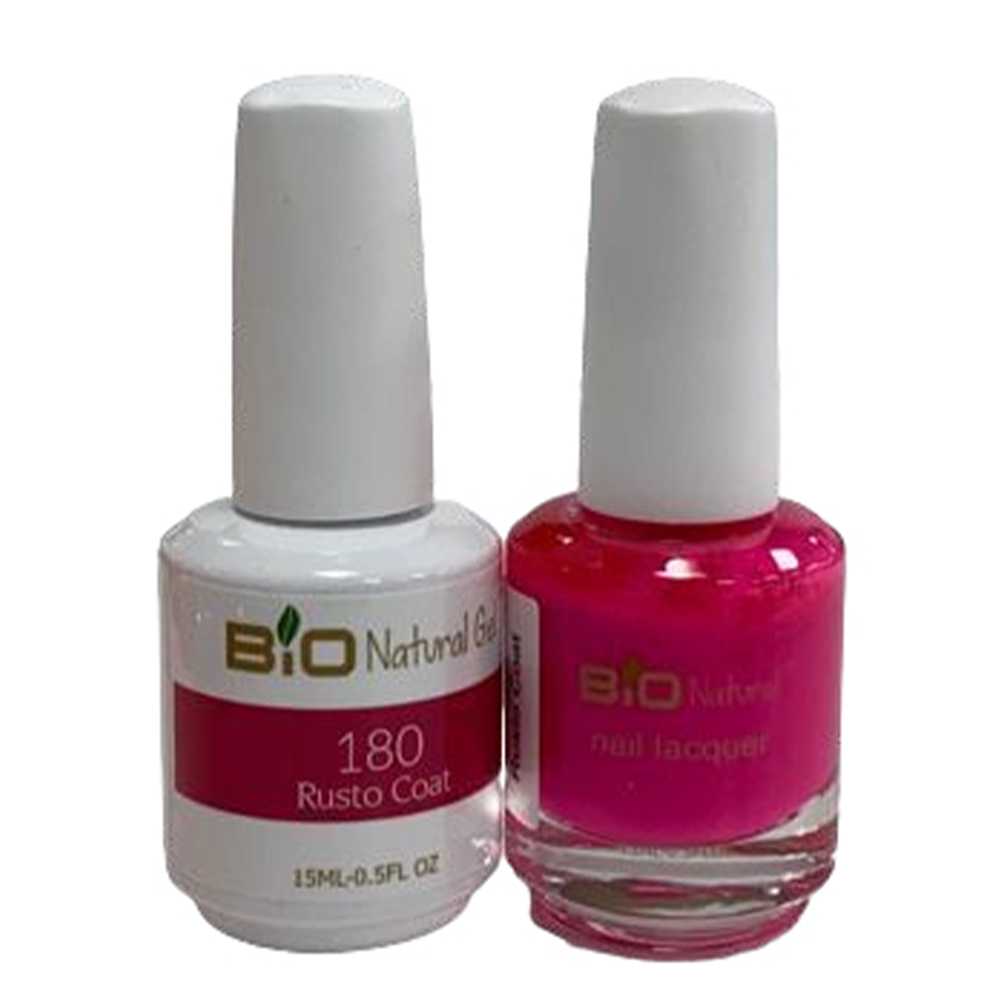 Bio Natural Gel Polish, Non-toxic Nail Lacquer, 180 Rusto Coat