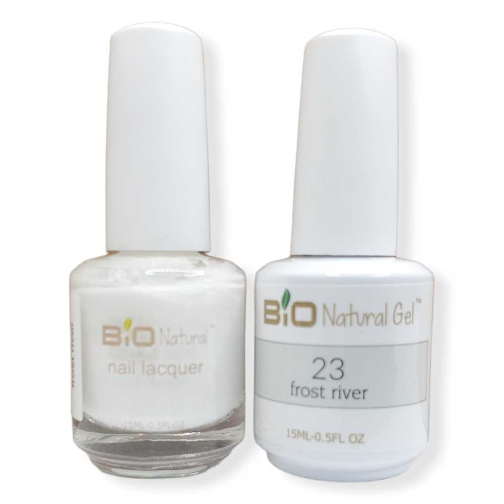 Bio Natural Gel Polish, Non-toxic Nail Lacquer, 23 Frost River