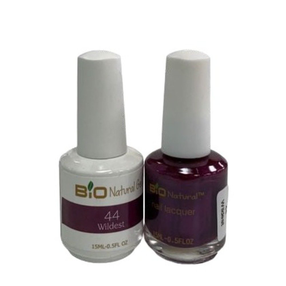 Bio Natural Gel Polish, Non-toxic Nail Lacquer, 44 Wildest