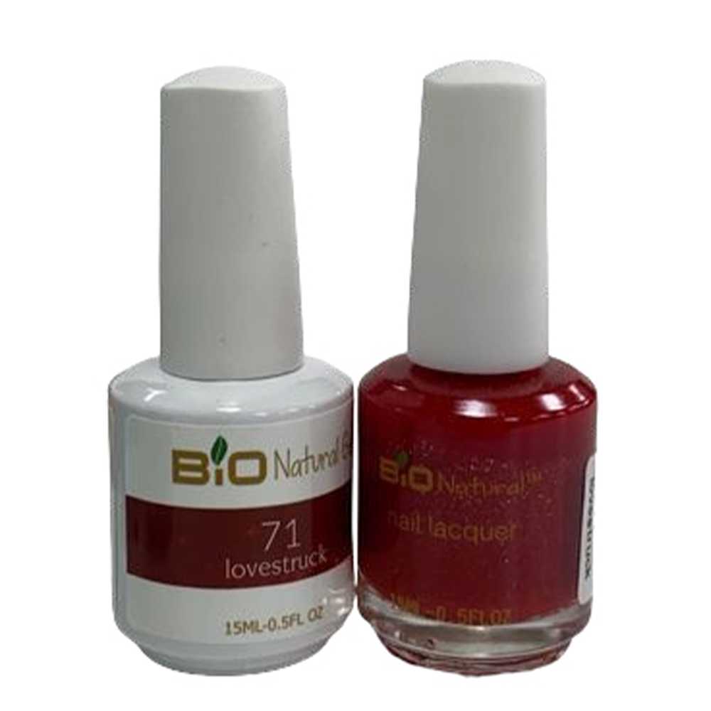 Bio Natural Gel Polish, Non-toxic Nail Lacquer, 71 Lovestruck