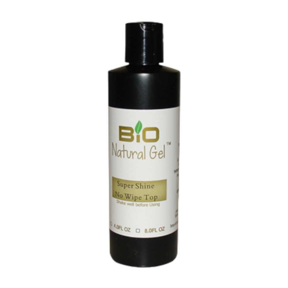 Bio Natural Gel Refill 8oz Super Top Coat Gel Nail Polish