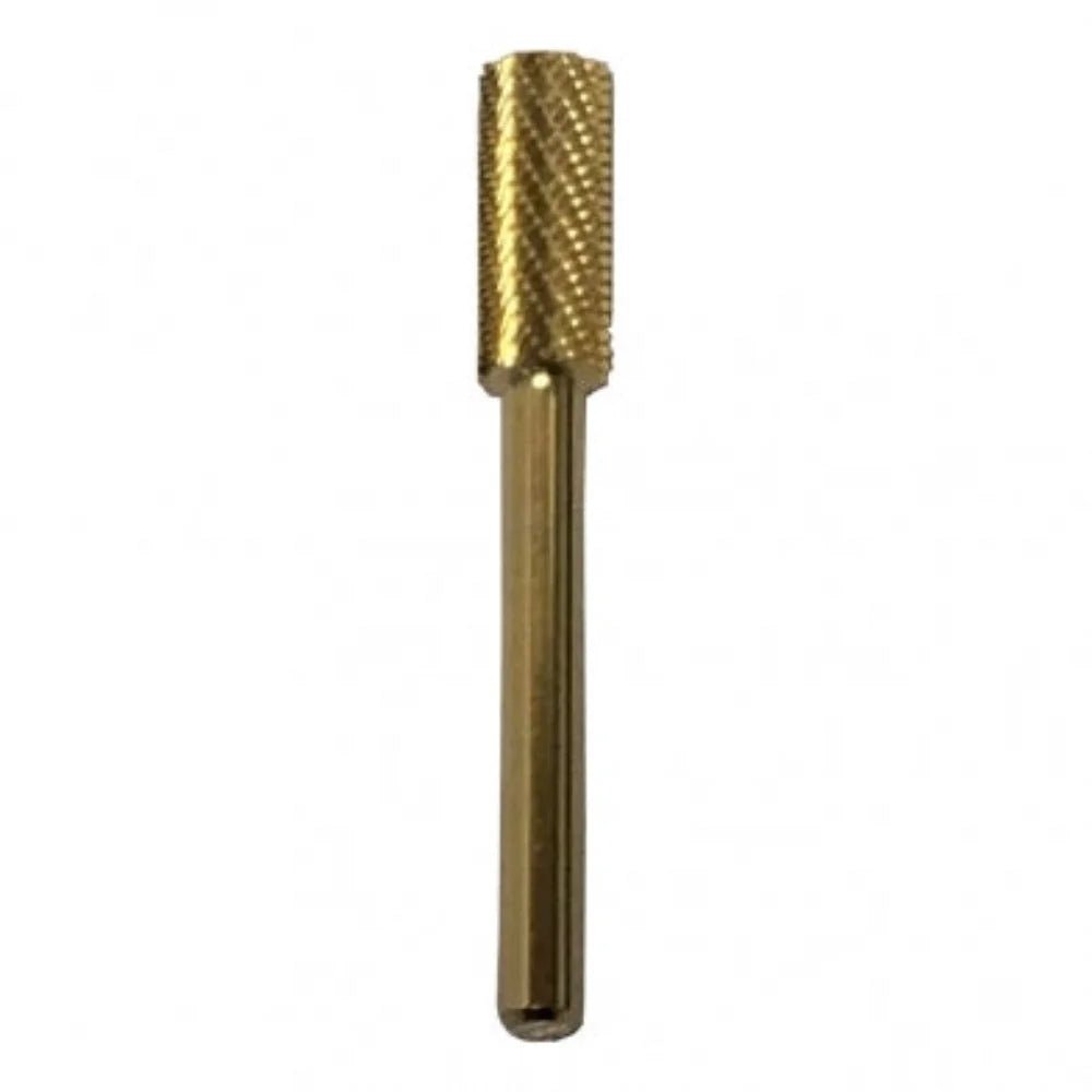 Carbide Nail Drill Bit - Small STF 1/8 Gold for Nail Machine